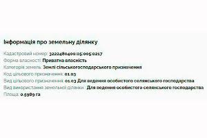ділянка за адресою с. Білогородка, 