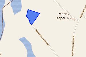ділянка за адресою с. Малий Карашин, Окружна, 27