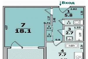 квартира за адресою Космічна вул., 11