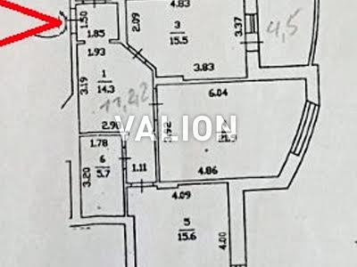квартира за адресою Анни Ахматової вул., 45