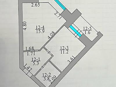 квартира по адресу Ирпень, Ольги Кобилянської ул. (Достоевского), 1-В/4