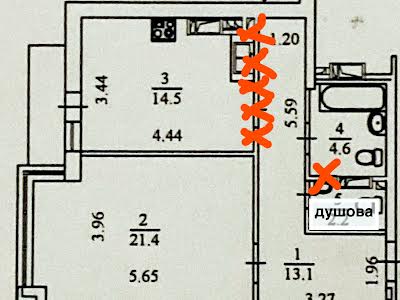 квартира за адресою Митрополита Василя Липківського вул. (Урицького), 37-В