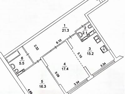 квартира за адресою Київ, Михайла Максимовича вул. (Онуфрія Трутенка), 32Б