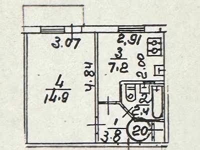 квартира за адресою Київ, Тулузи вул., 18