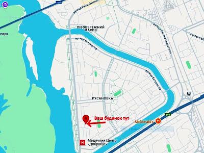 квартира по адресу Киев, Русановская набережная ул., 6