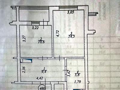 квартира за адресою Київ, Ревуцького вул., 40-Б