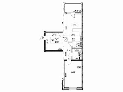 квартира за адресою Київ, Електротехнічна вул., 43