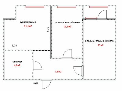 квартира по адресу Берёзовая ул., 44