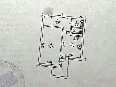 квартира по адресу Заречная ул., 1б