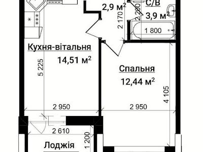 квартира за адресою смт. Гостомель, Богдана Хмельницкого вул., 1
