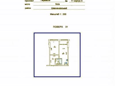 квартира за адресою Берестейський просп. (Перемоги), 11 к3
