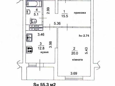 квартира по адресу Олевская ул., 5