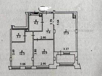 квартира за адресою Тадея Рильського бульв., 3