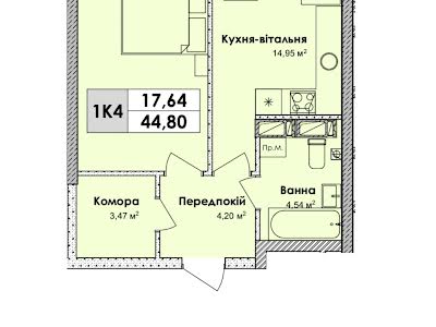 квартира за адресою Київ, Миколи Бажана просп., 17