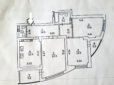 квартира по адресу Верховной Рады бульв., 14-Б