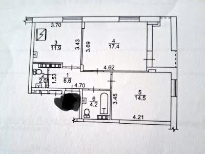 квартира за адресою Регенераторна вул., 4 к6