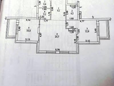 квартира за адресою Олени Пчілки вул., 7