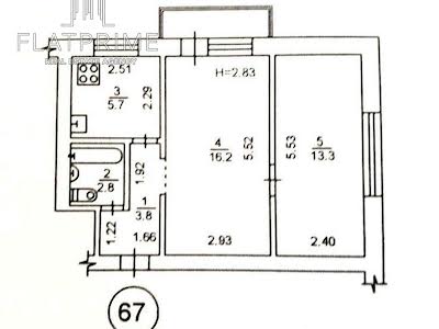 квартира за адресою Машинобудівана, 34