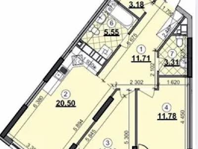 квартира за адресою Дніпровська набережна вул., 15-Є