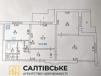 квартира за адресою Нескорених вул. (Героїв Праці), 2/48