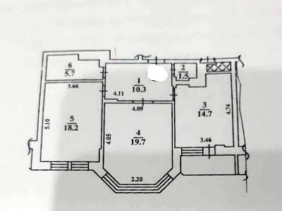квартира по адресу Олены Пчилки ул., 3-А