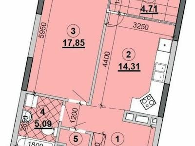 квартира за адресою Причальна вул., 12