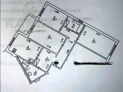 квартира по адресу Урловская ул., 36