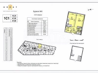 квартира за адресою Дніпровська набережна вул., 15-Ж