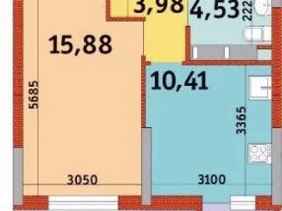 квартира за адресою Архітектора Вербицького вул., 1-В