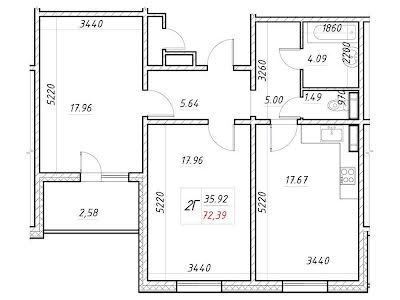 квартира за адресою Електротехнічна, 43