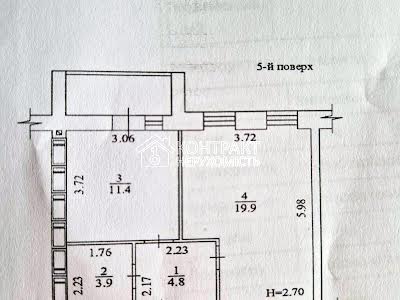 квартира за адресою Заливна вул., 6
