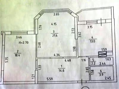 квартира по адресу пгт. Коцюбинское, Пономарёва ул., 26к1