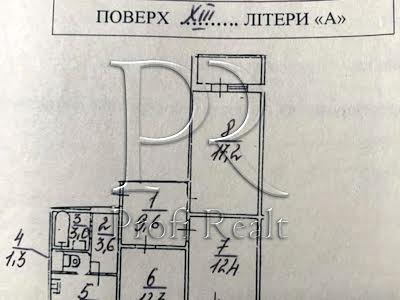 квартира за адресою Анни Ахматової вул., 16-В