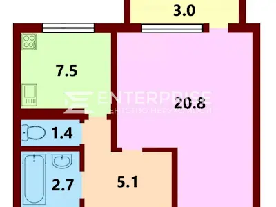 квартира по адресу Романа Шухевича просп. (Ватутина), 24