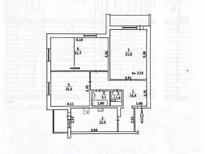 квартира по адресу Дарницкий бульв., 10-А