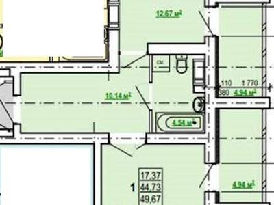квартира по адресу Елизаветинская ул., 7д