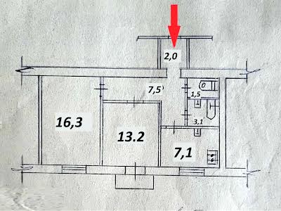 квартира по адресу Воздухофлотский просп. (Повітрофлотський), 21/2