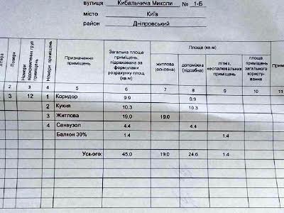 квартира за адресою Київ, Миколи Кибальчича вул., 2