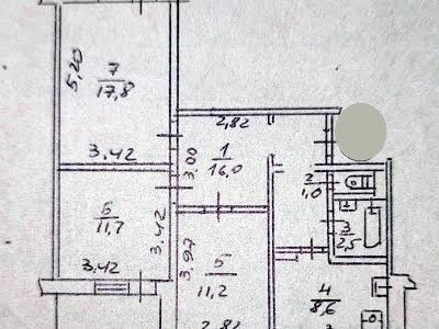 квартира по адресу Оболонский просп., 33-А