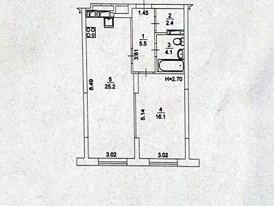 квартира по адресу Князя Романа Мстиславича ул. (Генерала Жмаченка), 22А