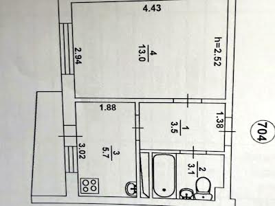 квартира по адресу Оболонский просп., 34-В