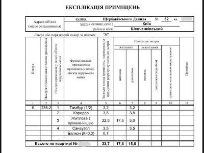квартира по адресу Даниила Щербаковского ул. (Щербакова), 52