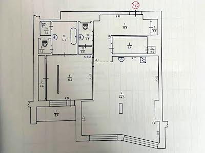 квартира за адресою Голосіївський просп. (40-річчя Жовтня), 60