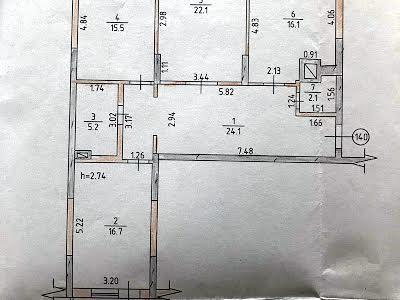 квартира по адресу пгт. Коцюбинское, Пономарёва ул., 26/2