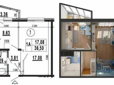 квартира за адресою Бориса Гмирі вул., 23