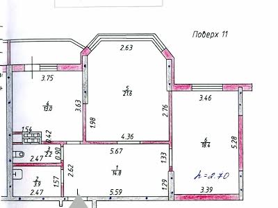 квартира по адресу Пономарёва ул., 26