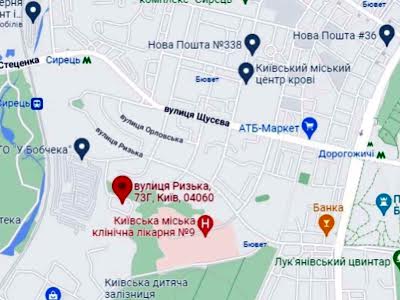 квартира за адресою Київ, Ризька вул., 73-Г