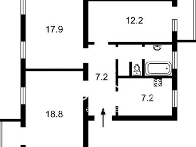 квартира по адресу Авиаконструктора Антонова ул., 2/32 к8