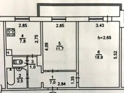 квартира по адресу Червоной Калины просп. (Владимира Маяковского), 11-А/2