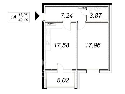 квартира за адресою Вишгород, Кургузова вул., 11В